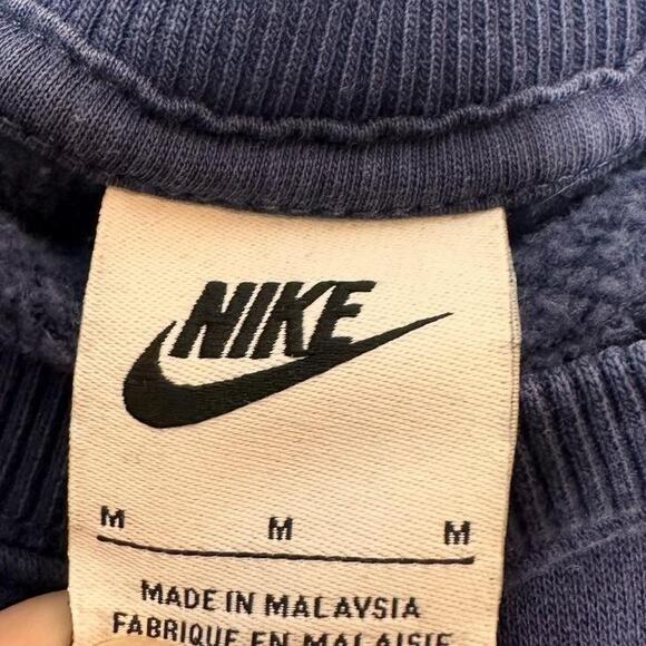 Nike Embroidered Mens Crewneck Cotton Sweatshirt Size Medium - Picture 4 of 4